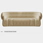 Elegant Modern Leather Sofa
