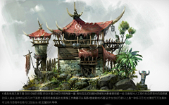 Jerry子银采集到游戏建筑设计