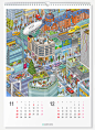 Green Seed Calendar 2016 : Green Seed Calendar 2016Art Director : Shinya Seko / MAQ inc.Illustration : IC4DESIGNIt's is a calendar of the real estate company in Tokyo, Gift to the Clients.The Calendar has 6 illustrations. 1 illustrations per 2 months.6 il
