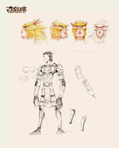 黑暗大法师采集到人物/角色/手绘/线稿