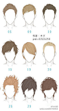 结构、发型、头发、男发型（3）