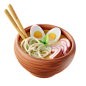 拉面面条 3d 图