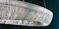 cellini | lamps : cellini | lamps - Ceiling lamp with satin Nickel steel frame. Lampshade made of nickel-plated aluminium chains. Bulb included.