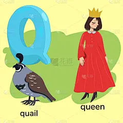 字母,儿童,圣伯纳犬,英文字母Q,可爱的,字母表次序,信函,野生动物,公主,英格兰