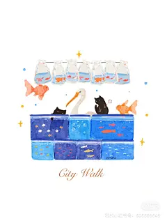 猫师傅城市系列插画_宇宙十级幻想鸭- (5)