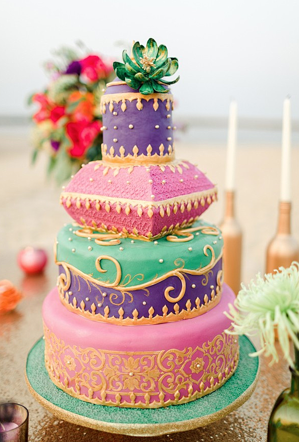 盘点2015年最受欢迎的婚礼蛋糕-来自婚...