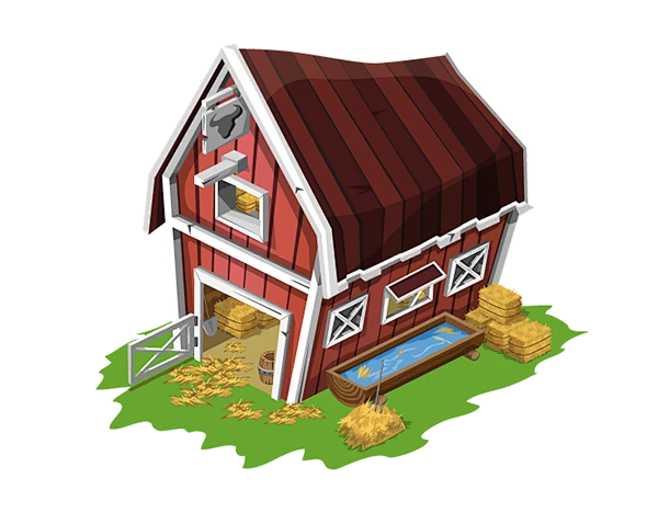 "Farmster" Game Art : Farmster Buildings