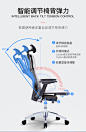 保友pofit智能电脑椅护腰网椅电竞椅人体工学椅联友家用办公椅-tmall.com天猫