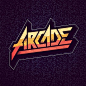 #logo Arcade by @kvmeo通过ink361.com |  复古的未来派封面艺术