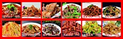 灯箱片 【酷图网】炒菜,菜品,点餐灯箱,灯箱,鱼香肉丝,瓦块鱼,土豆丝,木须肉,锅包肉,菜花,锅仔全羊,炸湖虾,花蛤,带鱼