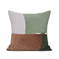 MILAMILA简约现代客厅床上沙发抱枕靠枕靠垫儿童房灰绿灰方枕腰枕-淘宝网
