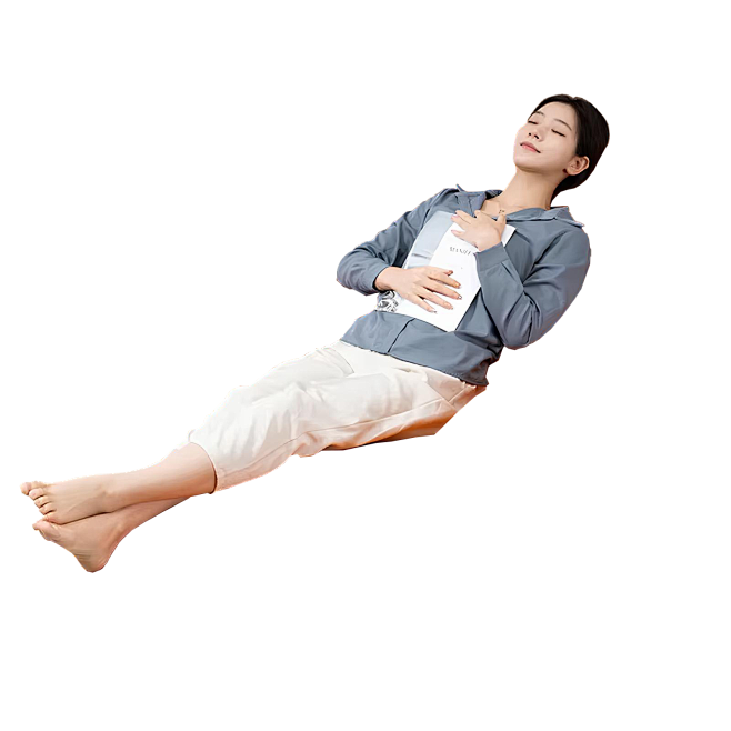 坐躺
