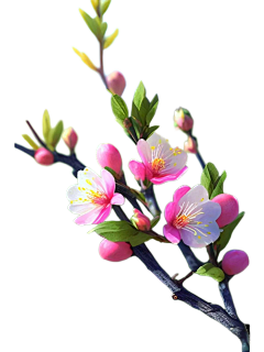 皛九采集到桃花素材