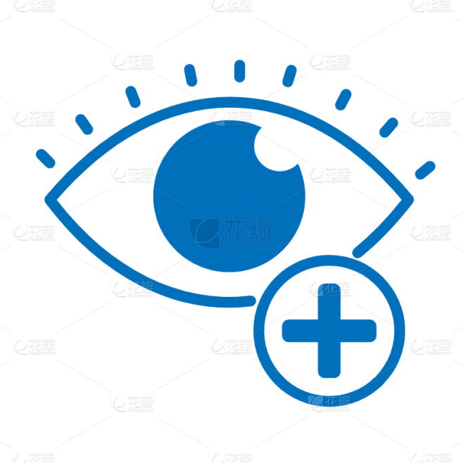 ICON-矢量医疗图标-眼睛