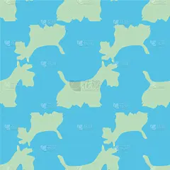 式样,苏格兰粗毛猎狐犬,可爱的,华丽的,梗犬,狗,哺乳纲,重复,收集,复古