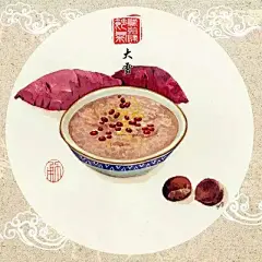 應節氣而食，舌尖上的中國二十四節氣表 : 立春|春卷餃子迎春節雨水|豆苗清火韭菜溫陽驚蟄|鮮吃香椿芽春分|挖薺菜花椒始出芽清明|寒食青團明前茶穀雨|餐桌有榆錢立夏|嘗三新小滿|苦菜枇杷憶苦思甜芒種|煮梅飲其湯夏至|涼麵荔枝伴小暑|食黍嘗嫩藕大暑|伏羊辨食俗立秋|咬秋吃渣貼秋膘處暑|鴨湯潤秋燥白露|秋黃之蘇白露之茹秋分|食