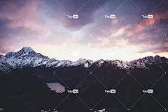 阿尔卑斯山的风景照片