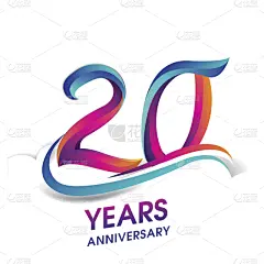 周年纪念,蓝色,红色,数字20,生日礼物,印度尼西亚,衰老过程,数字,生日