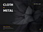 C4D cloth metal