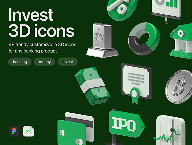 3d icons Bank bankin...