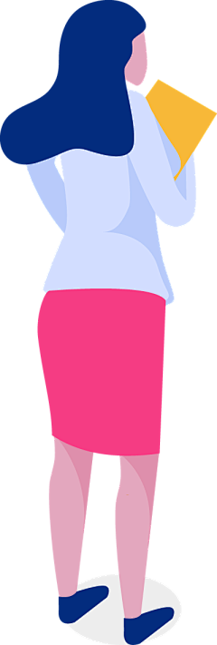 謙伊采集到扁平人物插画PNG（UI）