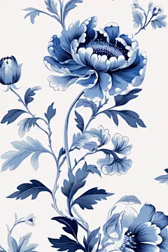 青花瓷图案背景底图