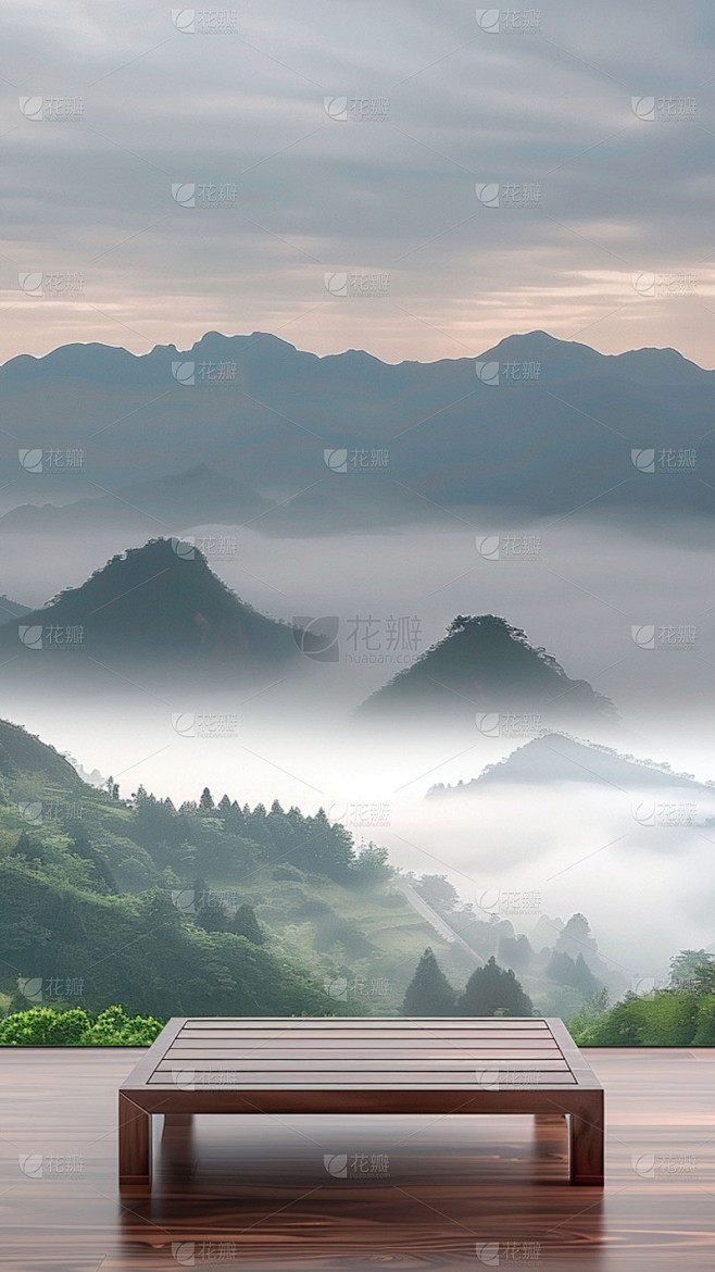 背景通用中式场景背景图片素材