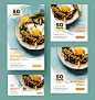 Food social media post template