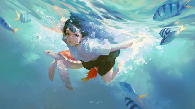 #女の子 BLUE - GTZ taej...