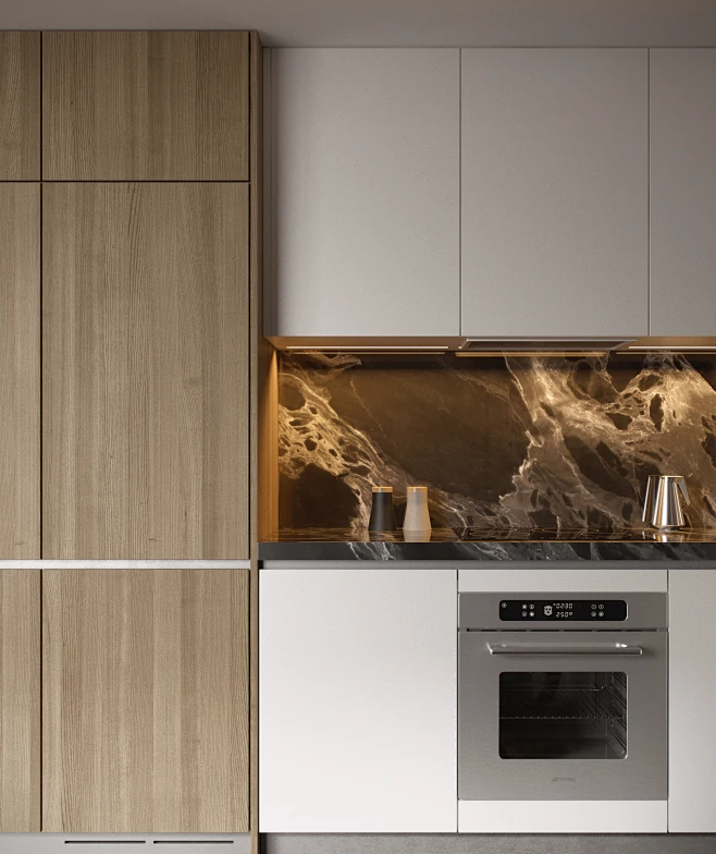 Poliform living. CGI. : This project was done in real apartments, used ...