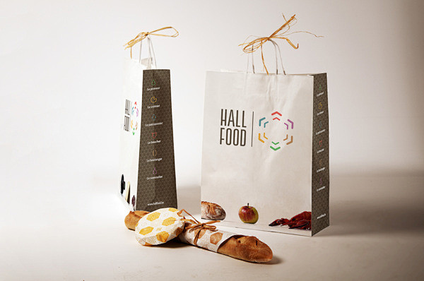 HALL FOOD食品店品牌设计(每天学...