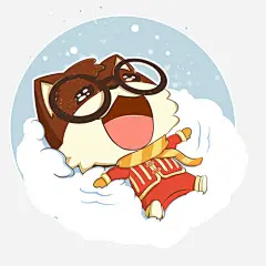 卡通小雪卡通猫免抠素材免费下载_觅元素51yuansu.com
