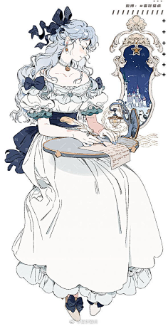 次元插画象牙塔9号试验场采集到二次元插画1采集纸胶带:荒森精灵,画师