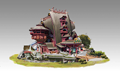 ≯ζΨ墨皇不分Ψトξ采集到B.(场景)古风建筑.参考