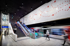 地铁车站设计UCD采集到荷兰 阿姆斯特丹Oostlijn（东线）地铁站