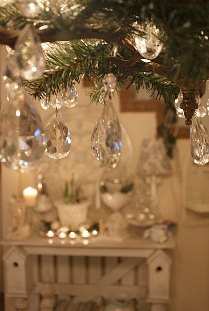 水晶灯圣诞夜 #客厅#