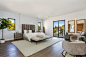 Example of a tuscan bedroom design in Los Angeles