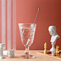 法国原产La Rochère佛罗伦萨系列玻璃高脚杯洋酒杯水杯果汁杯 透明【玻璃杯】- 喜地