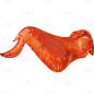 食物插画素材贴纸-鸡翅
