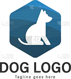 狗,模板,现代,品牌名称,分离着色,可爱的,商务,食品,设计,爱