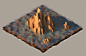 Sea Mountains (Low Poly Isometric) on Behance