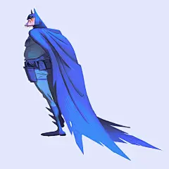 Juliaon Roels on Instagram: “Old Bat . . . . . . . . #batman #old #brucewayne #dccomics #comics #characterdesign #illustration #procreate #ipad #artoftheday…”