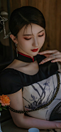 一旗一佳人
采集@别致的七
md：孟玲玲