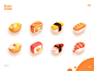 Sushi Icon icon food sushi