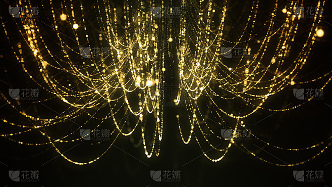 背景与闪闪发光的旋转粒子，可以用于任何时...