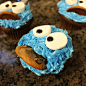 Fancy - Cookie Monster Cupcakes