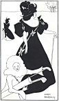 奥博利·比亚兹莱 （Aubrey Beardsley，1872-1898）的黑白世界（上）-全球画廊-搜狐博客