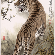 张大千仿董源华阳仙馆图纸131X57.5（天津博物馆）#国画#