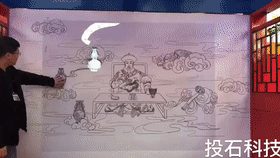 投石科技创意互动墙装置让你活动现场成为“...