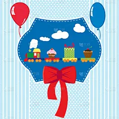 贺卡,生日,男孩,可爱的,请柬,问候,淋浴,抵达,庆祝,爱